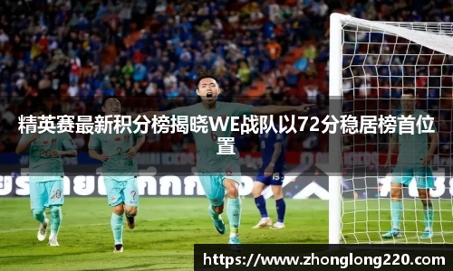 精英赛最新积分榜揭晓WE战队以72分稳居榜首位置